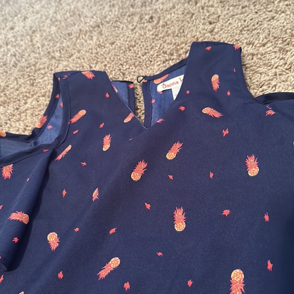 Pineapple top cold shoulder Japna kids size 7 - Picture 3 of 4